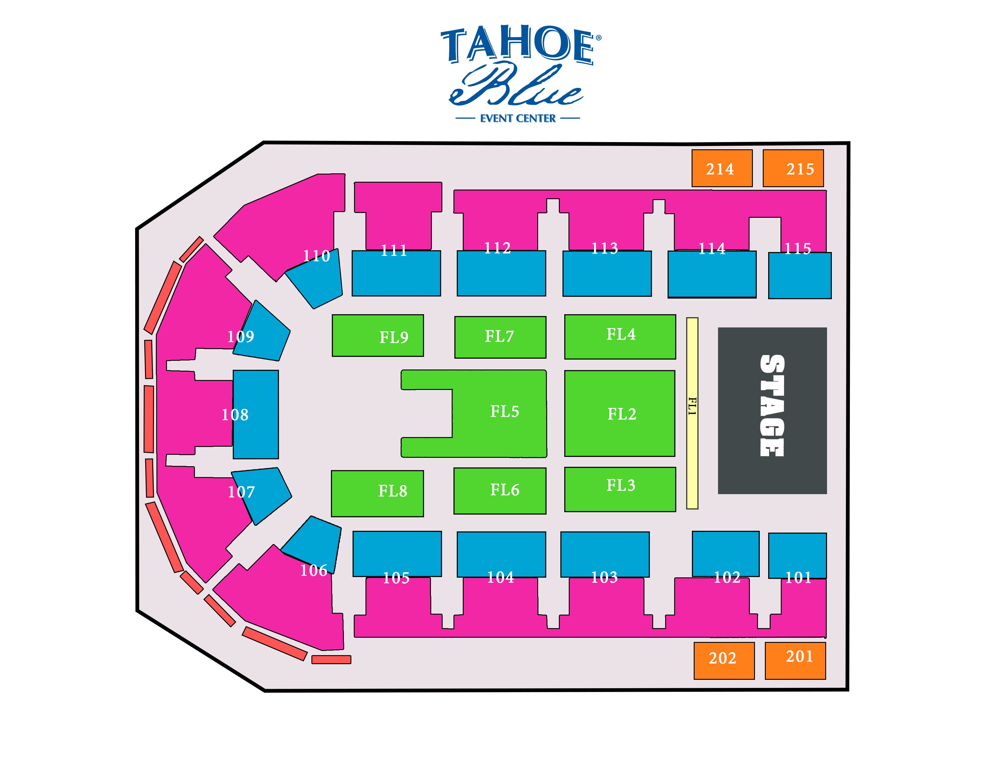 Seating Charts Tahoe Blue Event Center